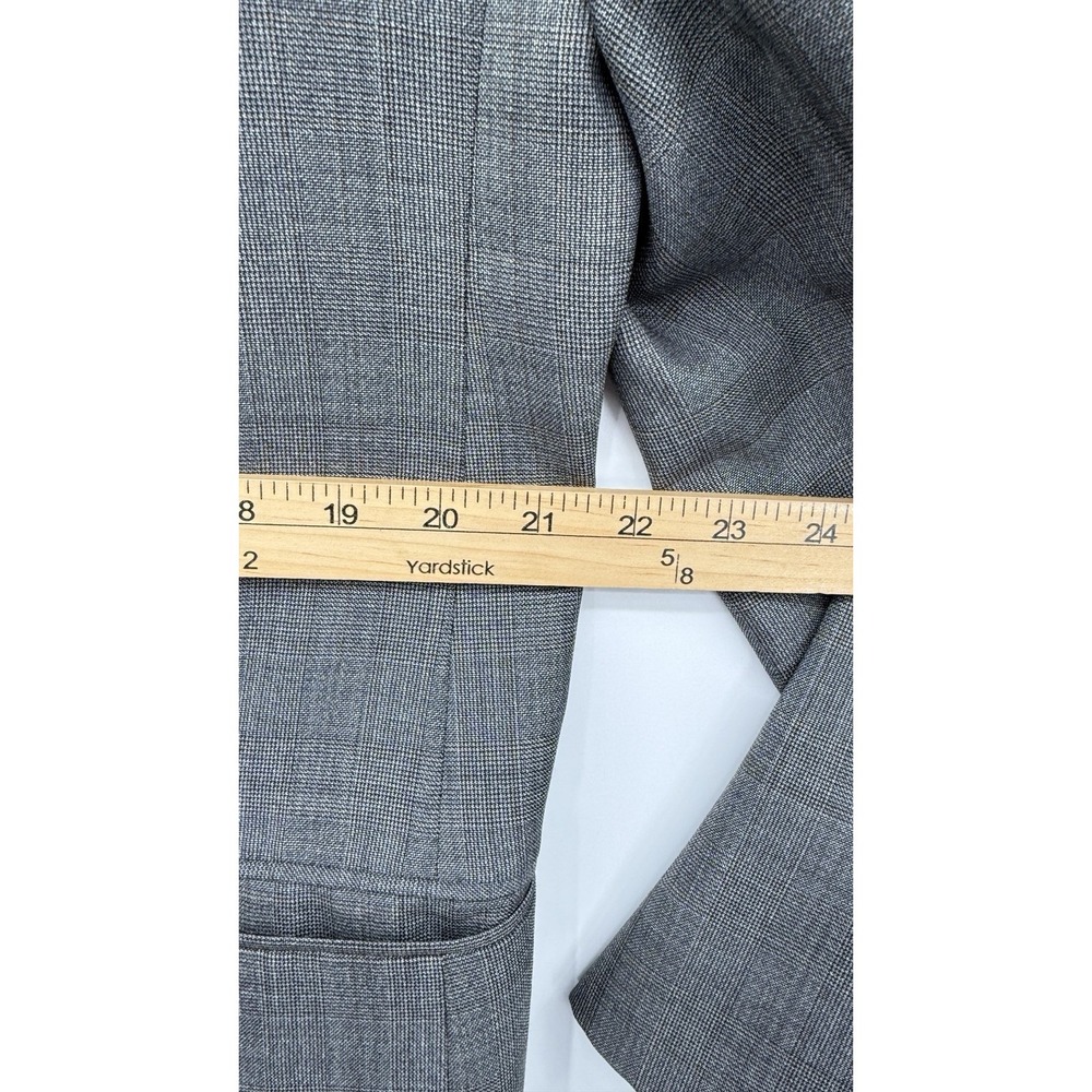 Hickey Freeman 42L Gray 100% Wool Blazer Men USA Made Luxury Sport Coat Tailored - Picture 11 of 13